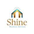 modern logo with angular house and gold glow removebg preview