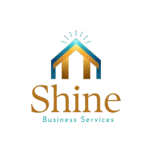 modern logo with angular house and gold glow removebg preview